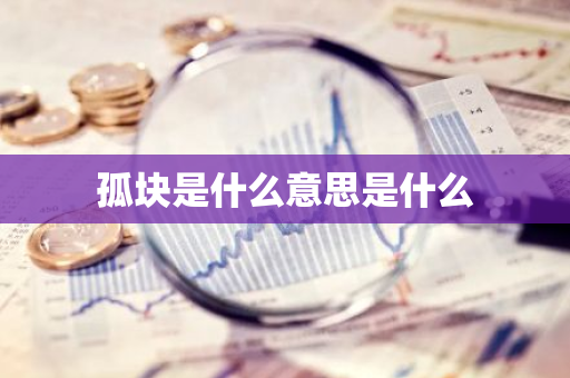 孤块是什么意思是什么-第1张图片-智财锋资讯网