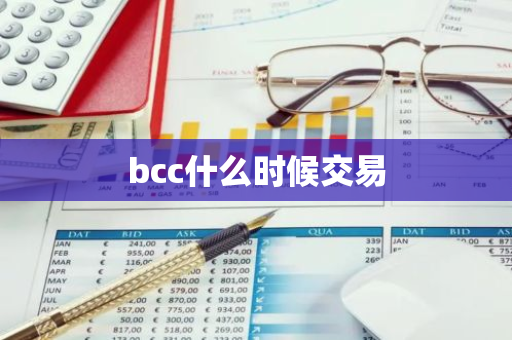 bcc什么时候交易