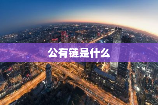 公有链是什么-第1张图片-智财锋资讯网