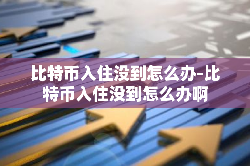 比特币入住没到怎么办-比特币入住没到怎么办啊