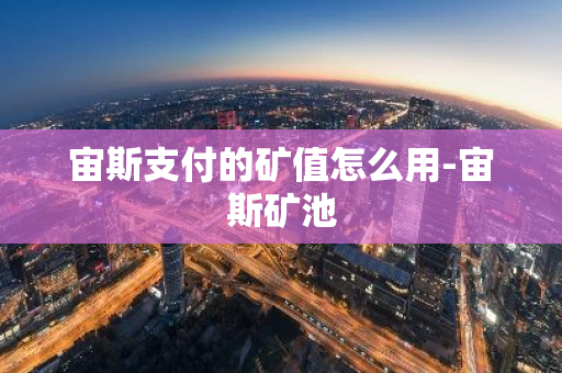 宙斯支付的矿值怎么用-宙斯矿池-第1张图片-智财锋资讯网
