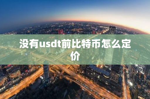 没有usdt前比特币怎么定价