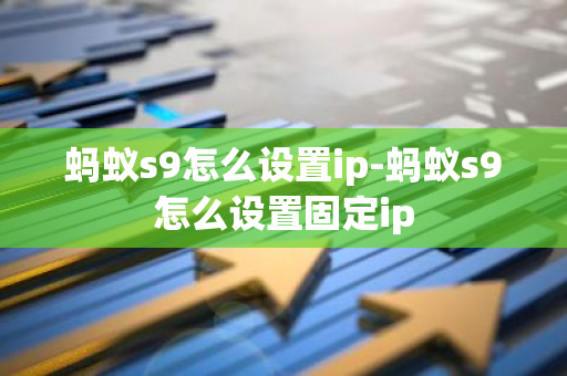 蚂蚁s9怎么设置ip-蚂蚁s9怎么设置固定ip