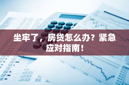 坐牢了,房贷怎么办?紧急应对指南!-第1张图片-智财锋资讯网 坐牢了,房贷怎么办?紧急应对指南!-第1张图片-智财锋资讯网