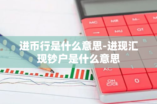 进币行是什么意思-进现汇现钞户是什么意思
