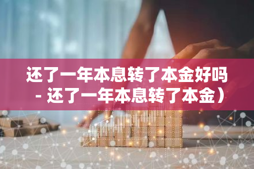 还了一年本息转了本金好吗 - 还了一年本息转了本金)-第1张图片-智财锋资讯网 还了一年本息转了本金好吗 - 还了一年本息转了本金)-第1张图片-智财锋资讯网
