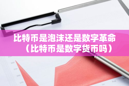 比特币是泡沫还是数字革命(比特币是数字货币吗)-第1张图片-智财锋资讯网 比特币是泡沫还是数字革命(比特币是数字货币吗)-第1张图片-智财锋资讯网
