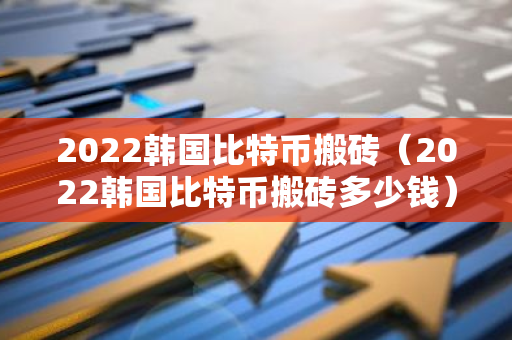 2022韩国比特币搬砖（2022韩国比特币搬砖多少钱）-第1张图片-智财锋资讯网