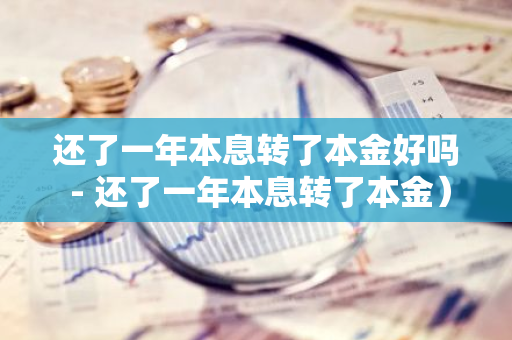 还了一年本息转了本金好吗 - 还了一年本息转了本金）-第1张图片-智财锋资讯网