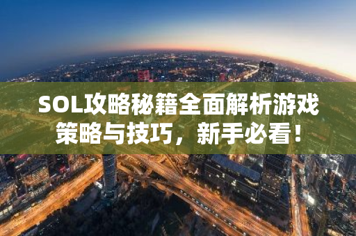 SOL攻略秘籍全面解析游戏策略与技巧，新手必看！