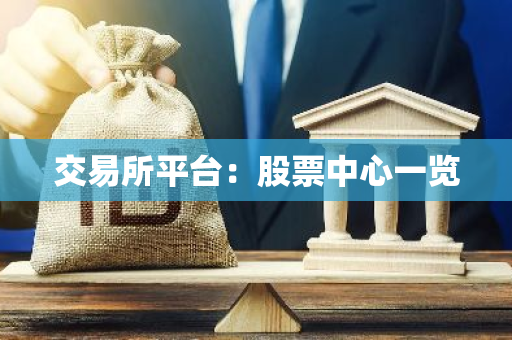 交易所平台：股票中心一览
