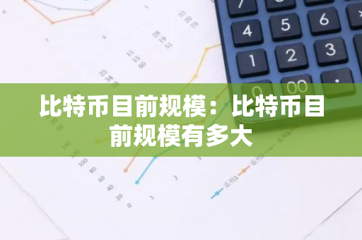 比特币目前规模：比特币目前规模有多大-第1张图片-智财锋资讯网