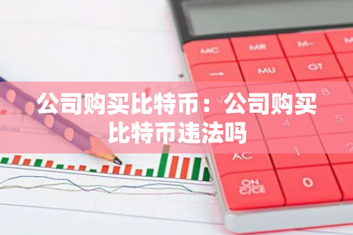 公司购买比特币：公司购买比特币违法吗-第1张图片-智财锋资讯网