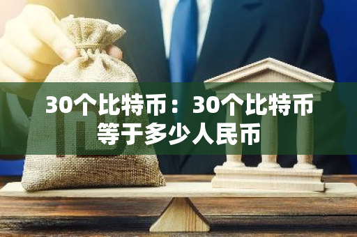 30个比特币：30个比特币等于多少人民币-第1张图片-智财锋资讯网