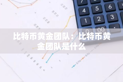 比特币黄金团队：比特币黄金团队是什么-第1张图片-智财锋资讯网