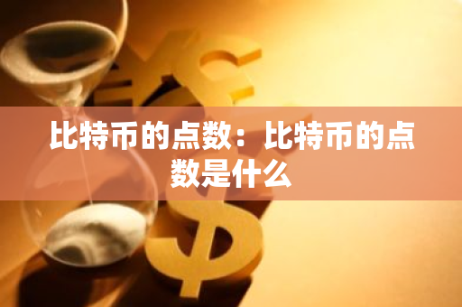 比特币的点数：比特币的点数是什么-第1张图片-智财锋资讯网