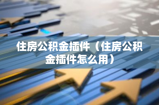 住房公积金插件（住房公积金插件怎么用）-第1张图片-智财锋资讯网