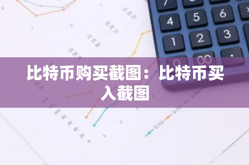 比特币购买截图：比特币买入截图