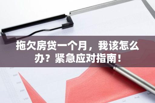 拖欠房贷一个月，我该怎么办？紧急应对指南！