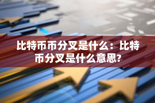 比特币币分叉是什么:比特币分叉是什么意思?-第1张图片-智财锋资讯网 比特币币分叉是什么:比特币分叉是什么意思?-第1张图片-智财锋资讯网