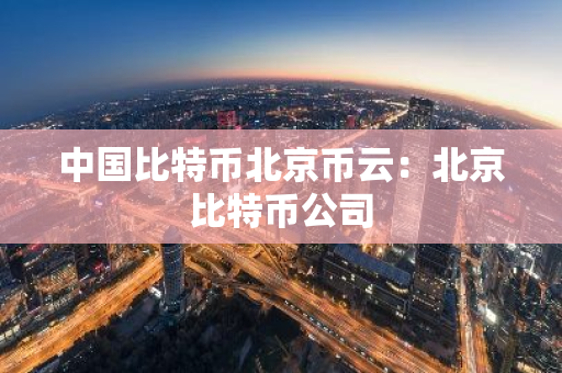 中国比特币北京币云：北京比特币公司