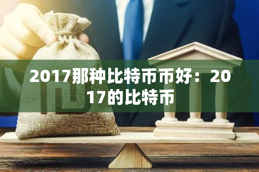2017那种比特币币好：2017的比特币-第1张图片-智财锋资讯网